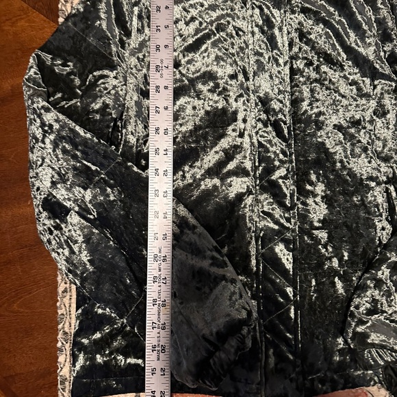 Sanctuary Velvet Feel Olive Green Women's Jacket. Heartbreaker. Small NWT - Picture 9 of 12
